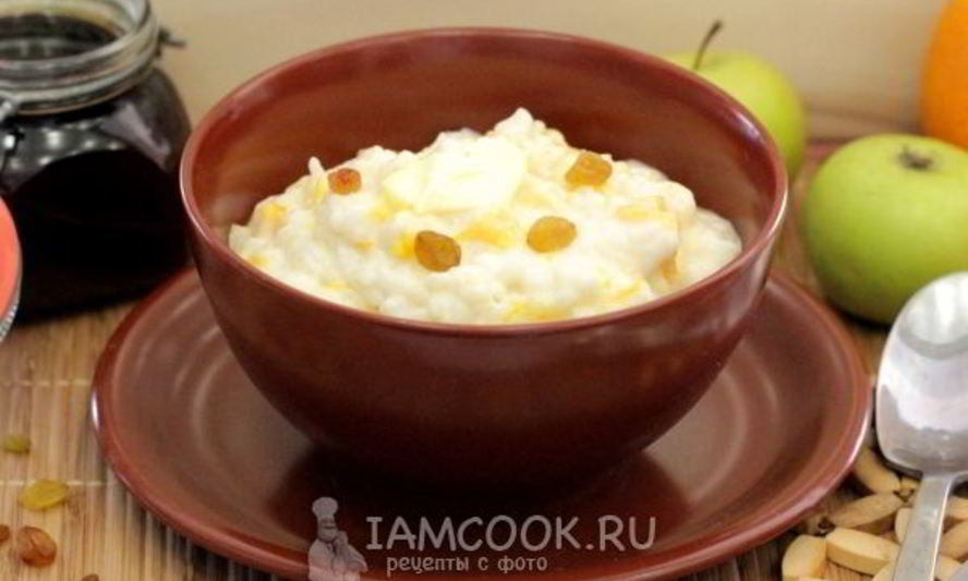 Рецепт рисовая каша с тыквой в мультиварке