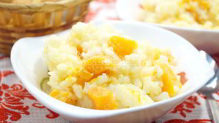 Рисовая каша с тыквой