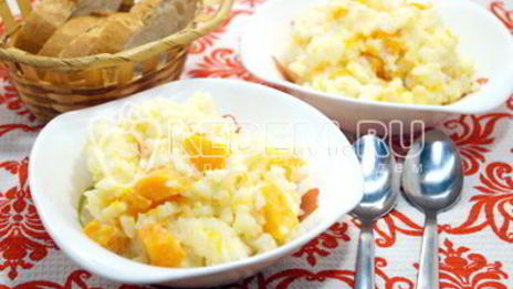 рисовая каша с тыквой