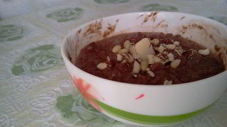 Шоколадная рисовая каша