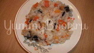 Сладкая рисовая каша с тыквой