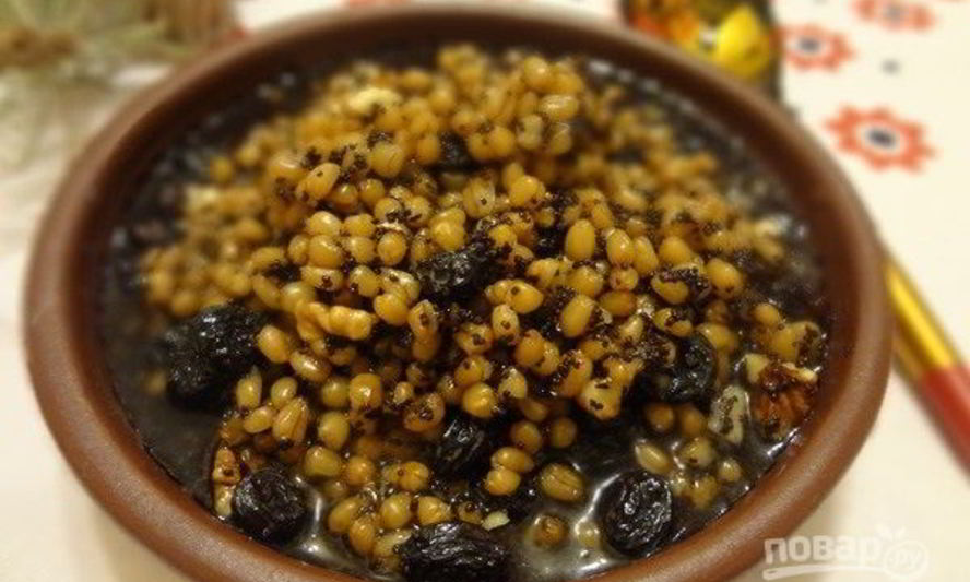 Рецепт рождественская кутья с медовой водой