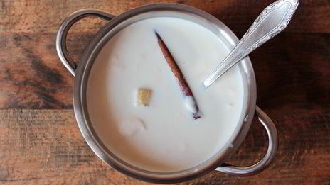 сливочная каша с корицей и хрустящими отрубями