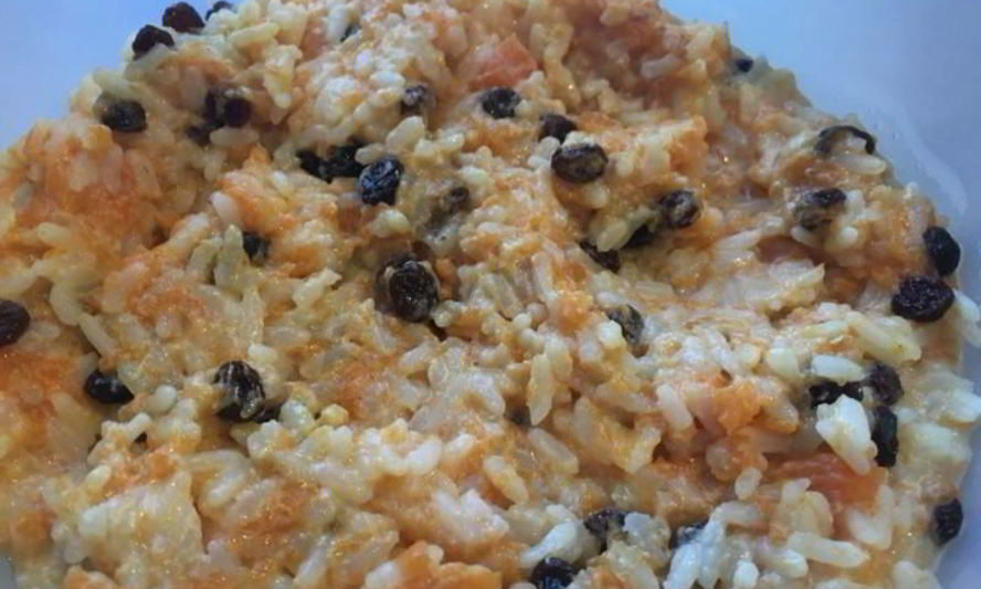 Рецепт тыквенная каша с рисом в мультиварке