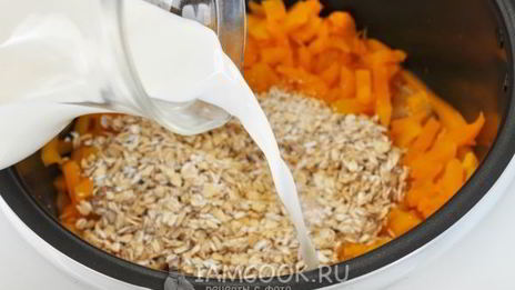 тыквенная каша в мультиварке