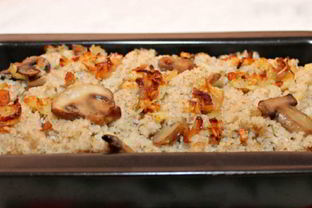 Ячневая каша с грибами