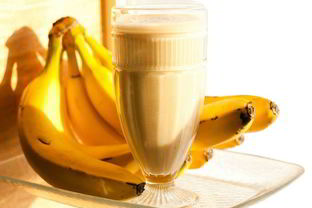 Бананово-кефирный коктейль