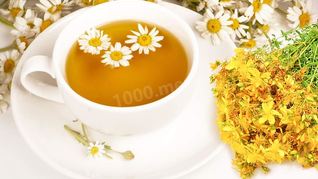 Чай ромашка зверобой