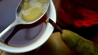 Чай с грушей и белым перцем