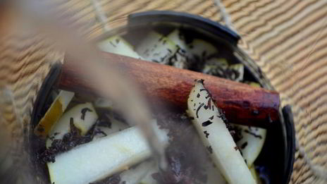 чай с грушей и белым перцем