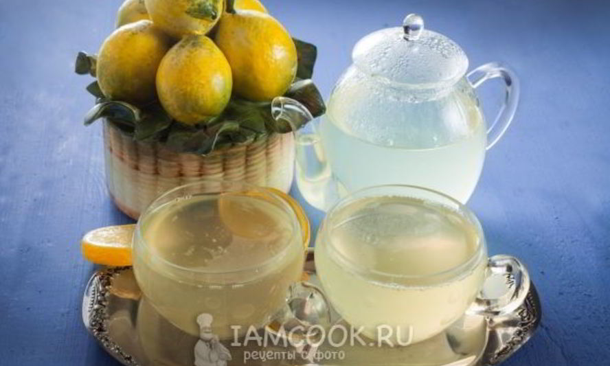 Рецепт чай с лимоном