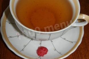 Чай с малиной