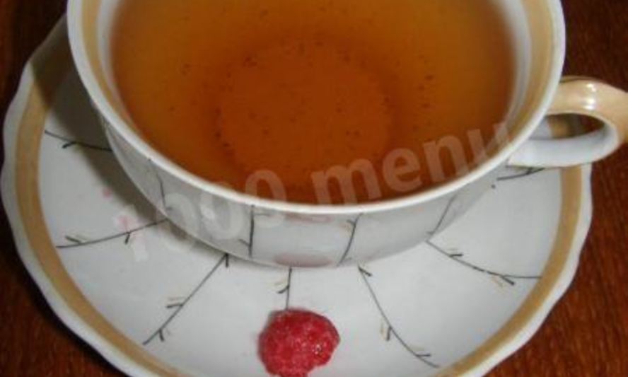 Рецепт чай с малиной