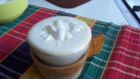 чай с молоком и коньяком