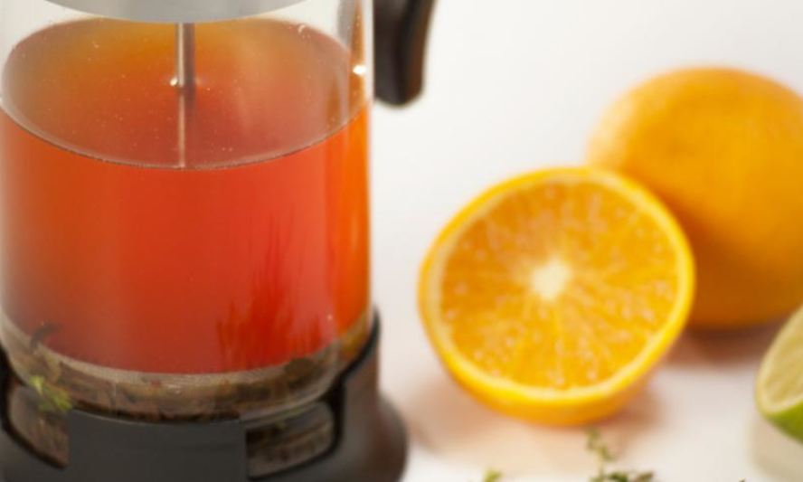 Рецепт чай с тимьяном и цитрусовыми