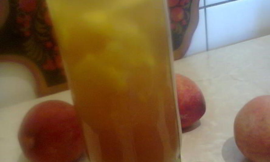 Рецепт холодный чай с персиком