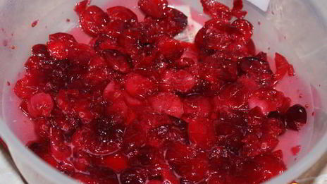 клюквенный чай