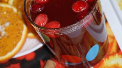 клюквенный чай