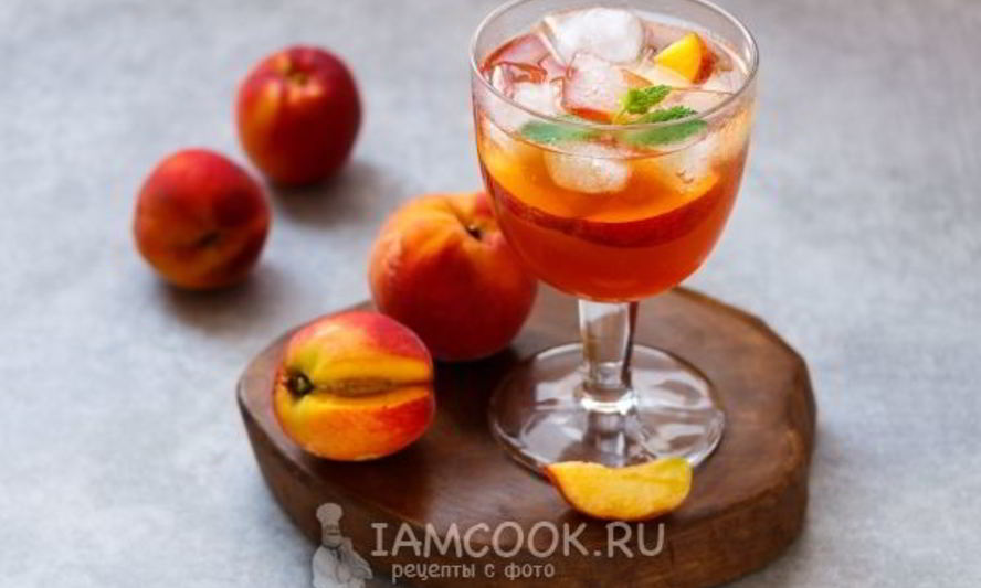 Рецепт персиковый чай