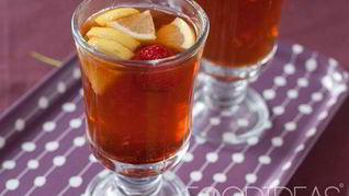 Яблочный чай с апельсином и корицей