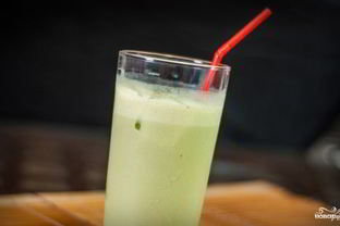 Зеленый чай латте