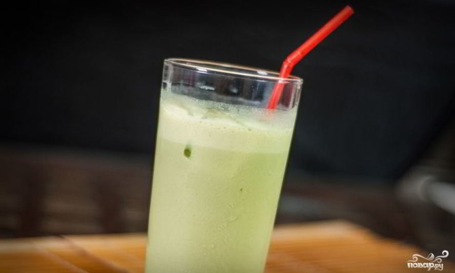 Рецепт зеленый чай латте