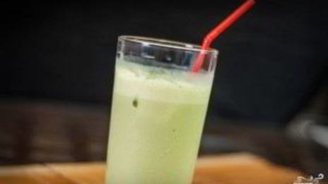 зеленый чай латте