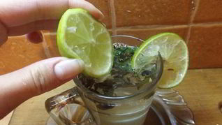 Зеленый чай с лаймом