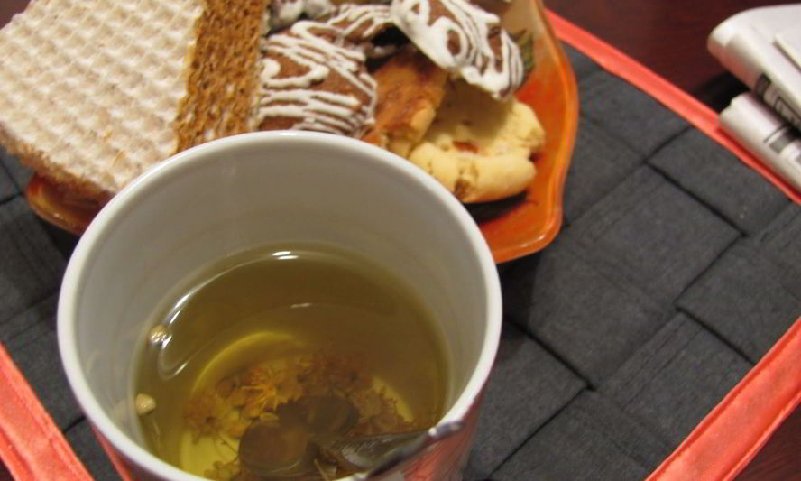 Рецепт зеленый чай с липой