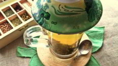 зеленый чай с медом и лимоном