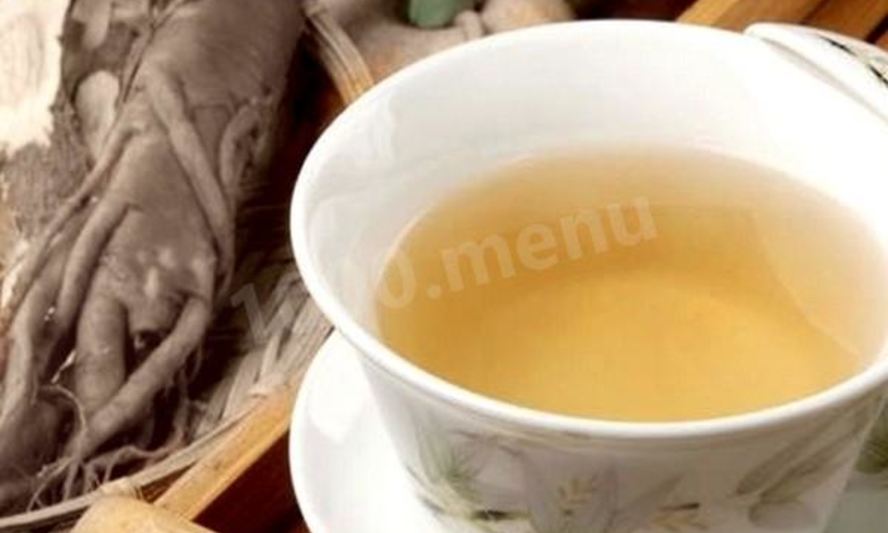 Рецепт зеленый чай с женьшенем