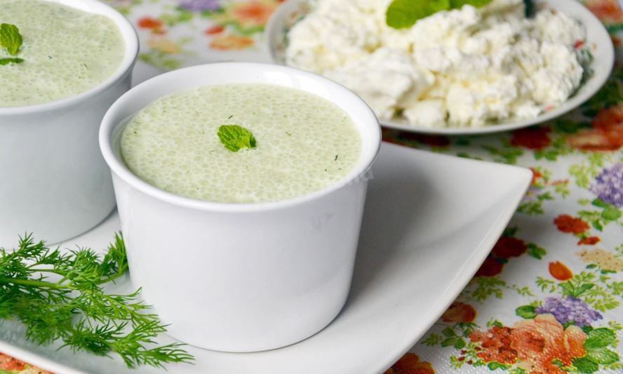 Рецепт диетический коктейль с огурцами и зеленью