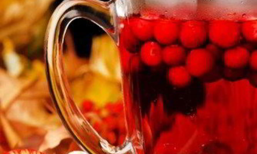 Рецепт ароматный клюквенный глинтвейн с кумкватом