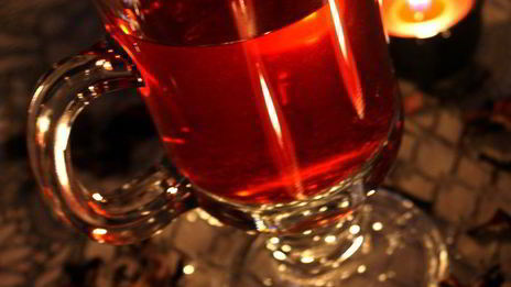 безалкогольный глинтвейн из каркаде