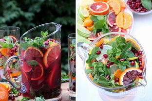 Гранатово-цитрусовый коктейль