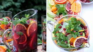 Гранатово-цитрусовый коктейль