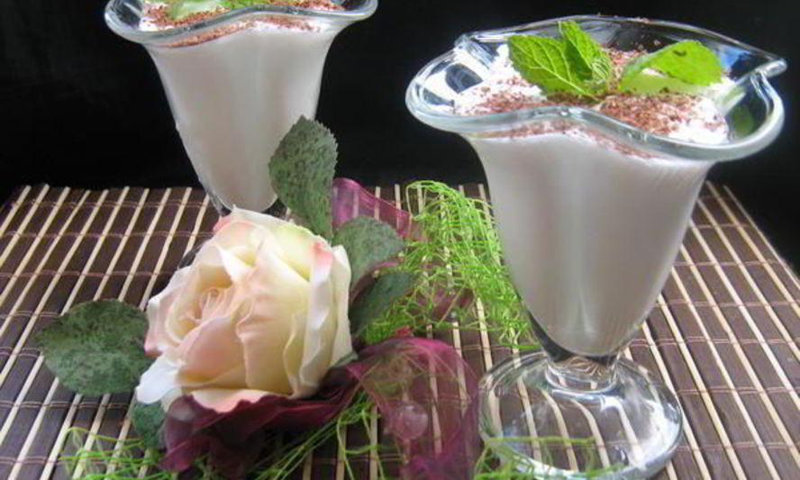 Рецепт имбирно-мятный коктейль с мороженым