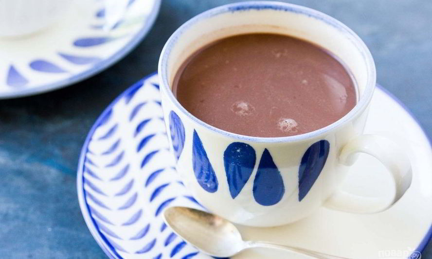 Рецепт какао из шоколадного сиропа