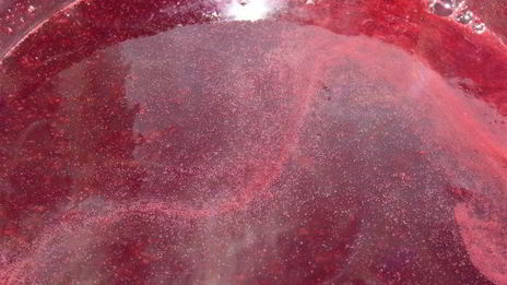 бархатный чернично-сливочный кисель