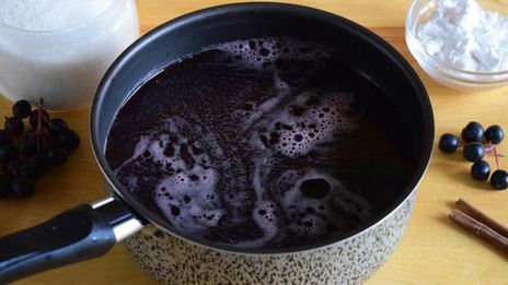кисель из черноплодной рябины
