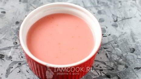 кисель из крахмала и компота