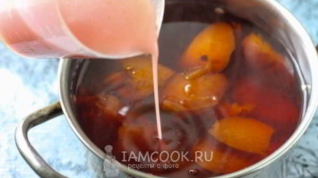 кисель из крахмала и компота