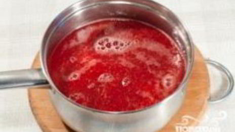 кисель из малины