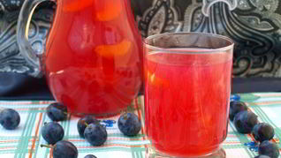 Кисель из терна и абрикосов