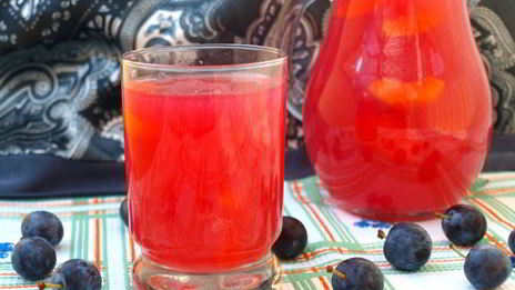 кисель из терна и абрикосов