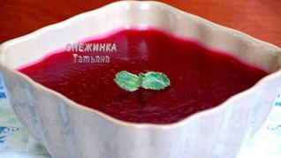 Кисель клюквенный