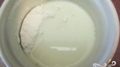 кисель молочный