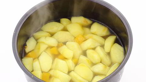 кисель с яблоками и тыквой