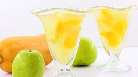 кисель с яблоками и тыквой