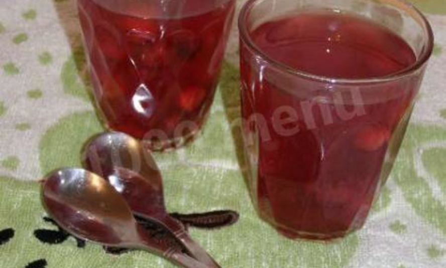 Рецепт кисель вишенка с крахмалом